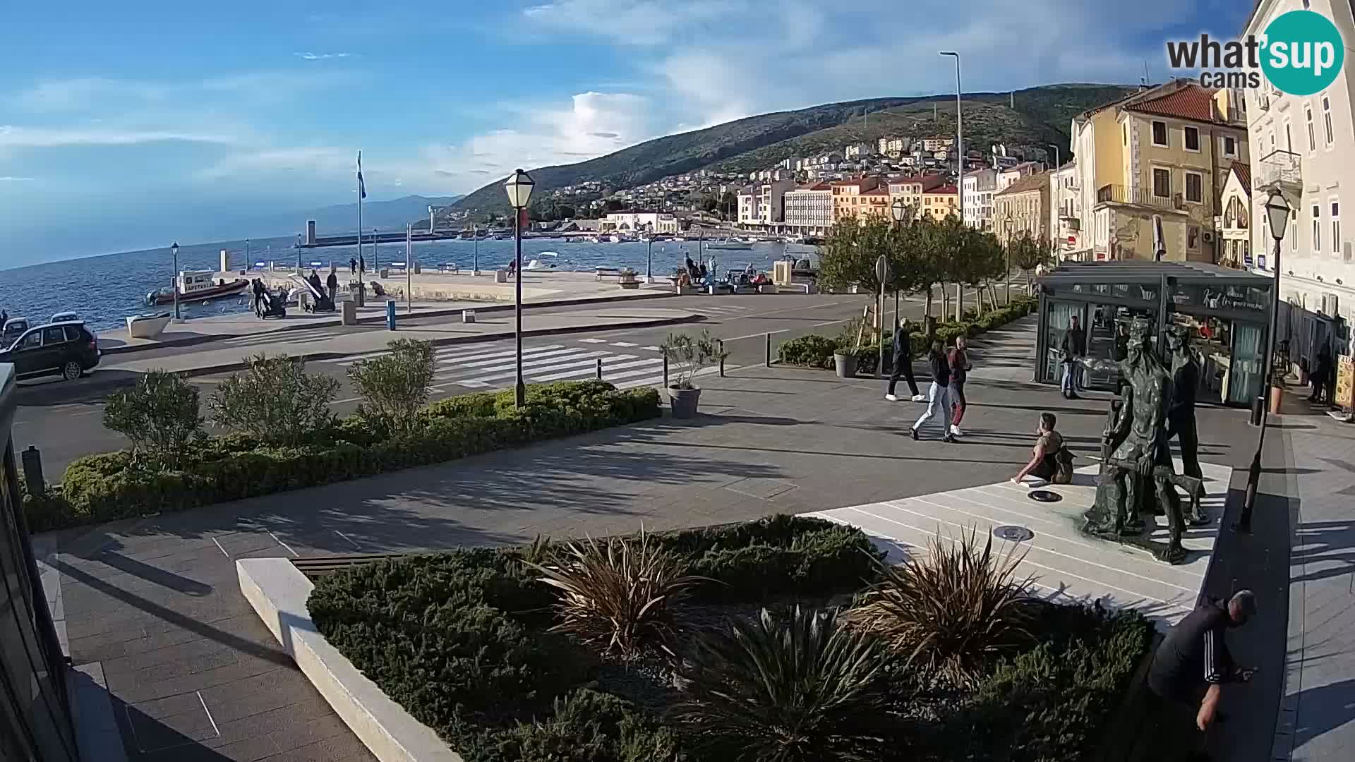 Spletna kamera v živo Senj riva – Hrvaška
