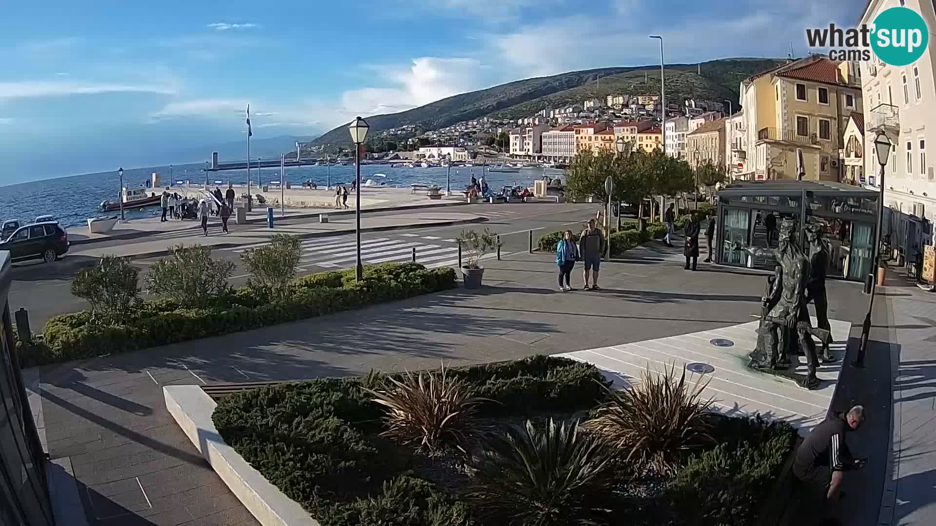 Live webcam Senj riva – seafront – Croatia