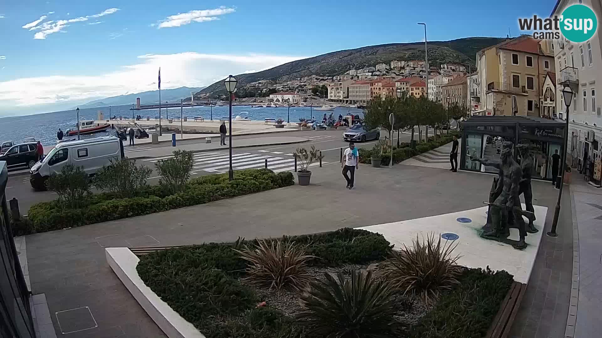 Webcam en vivo Senj riva – paseo marítimo
