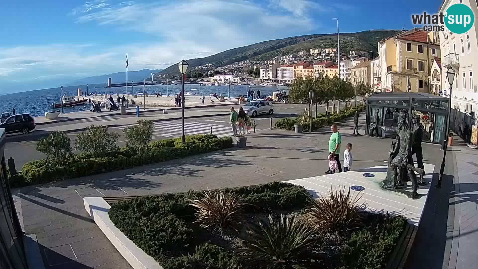 Live webcam Senj riva – seafront – Croatia