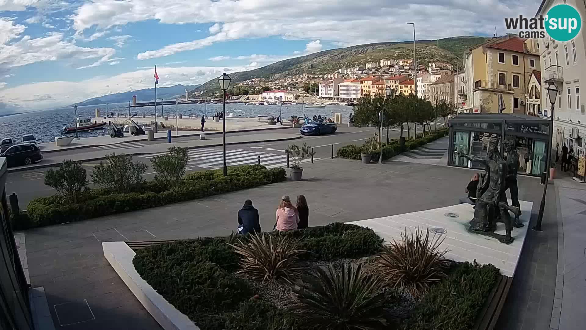 Spletna kamera v živo Senj riva – Hrvaška