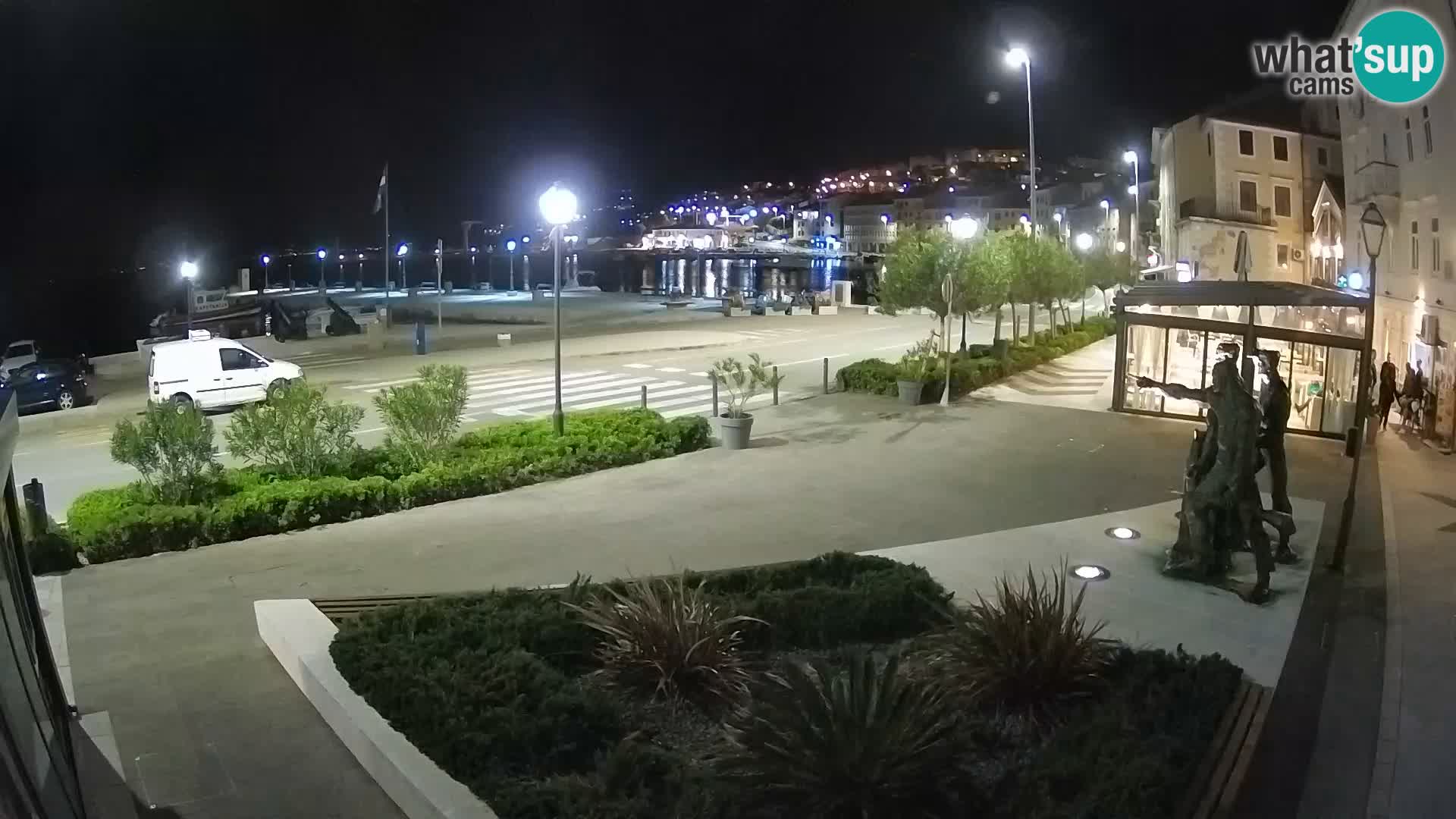 Live-Webcam Senj Riva – direkt am Meer – Kroatien