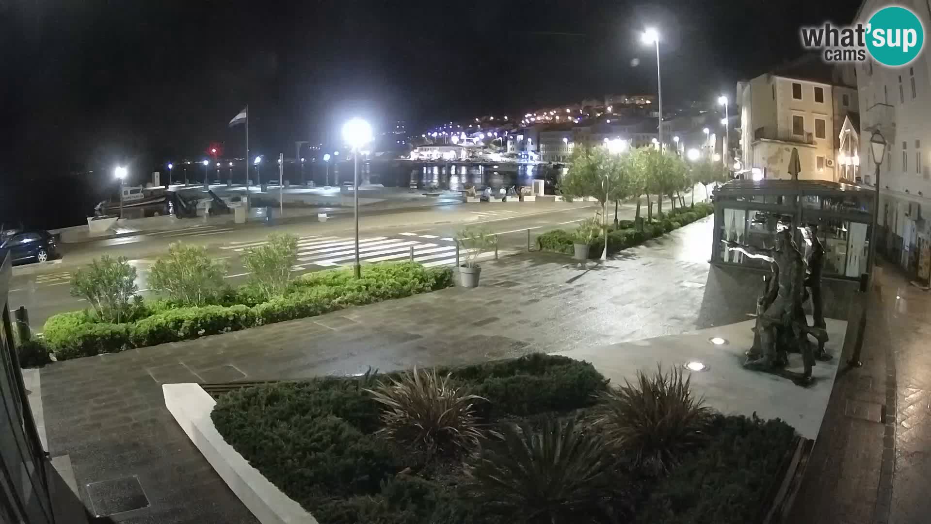 Spletna kamera v živo Senj riva – Hrvaška