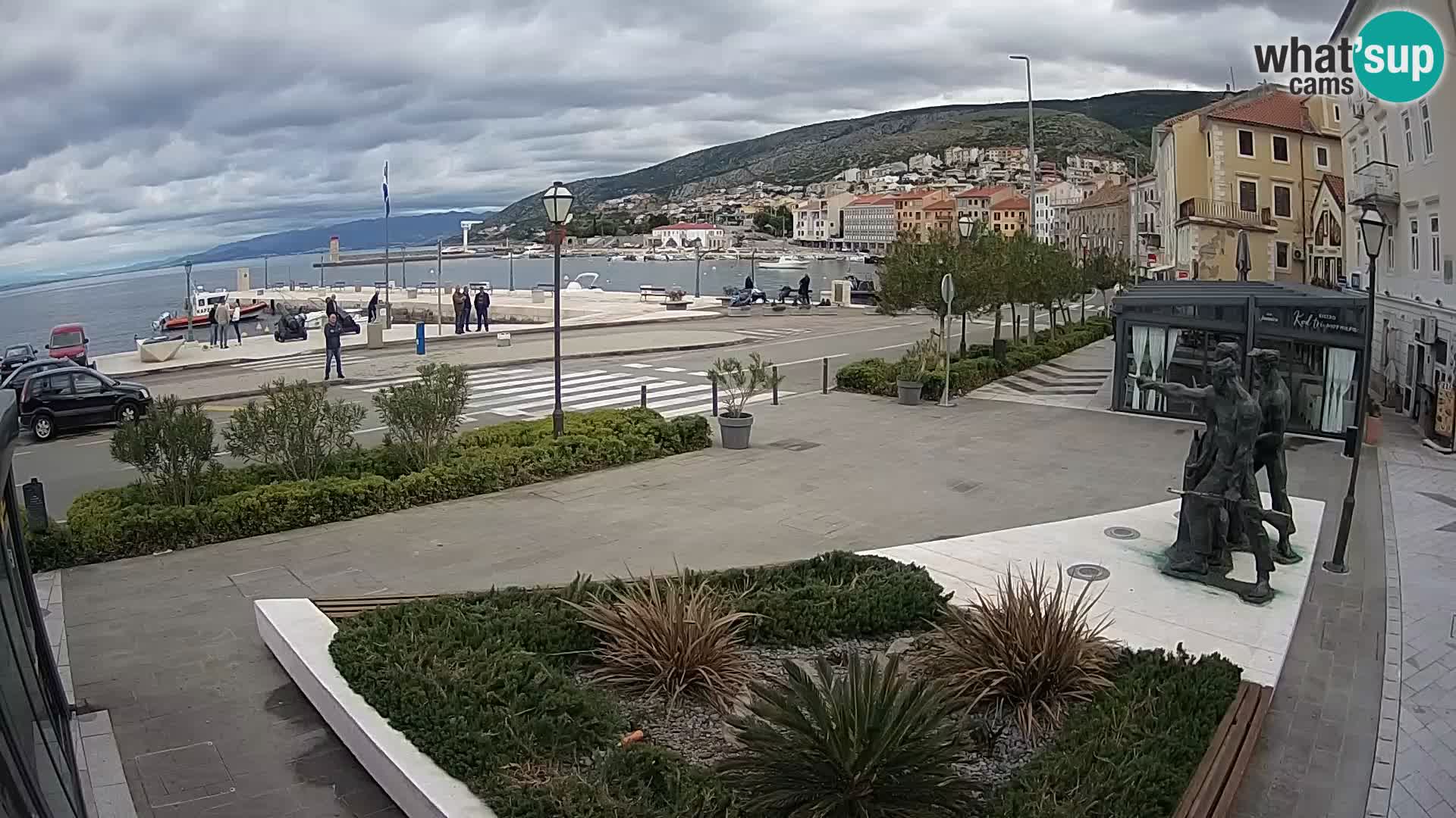 Live webcam Senj riva – fronte mare