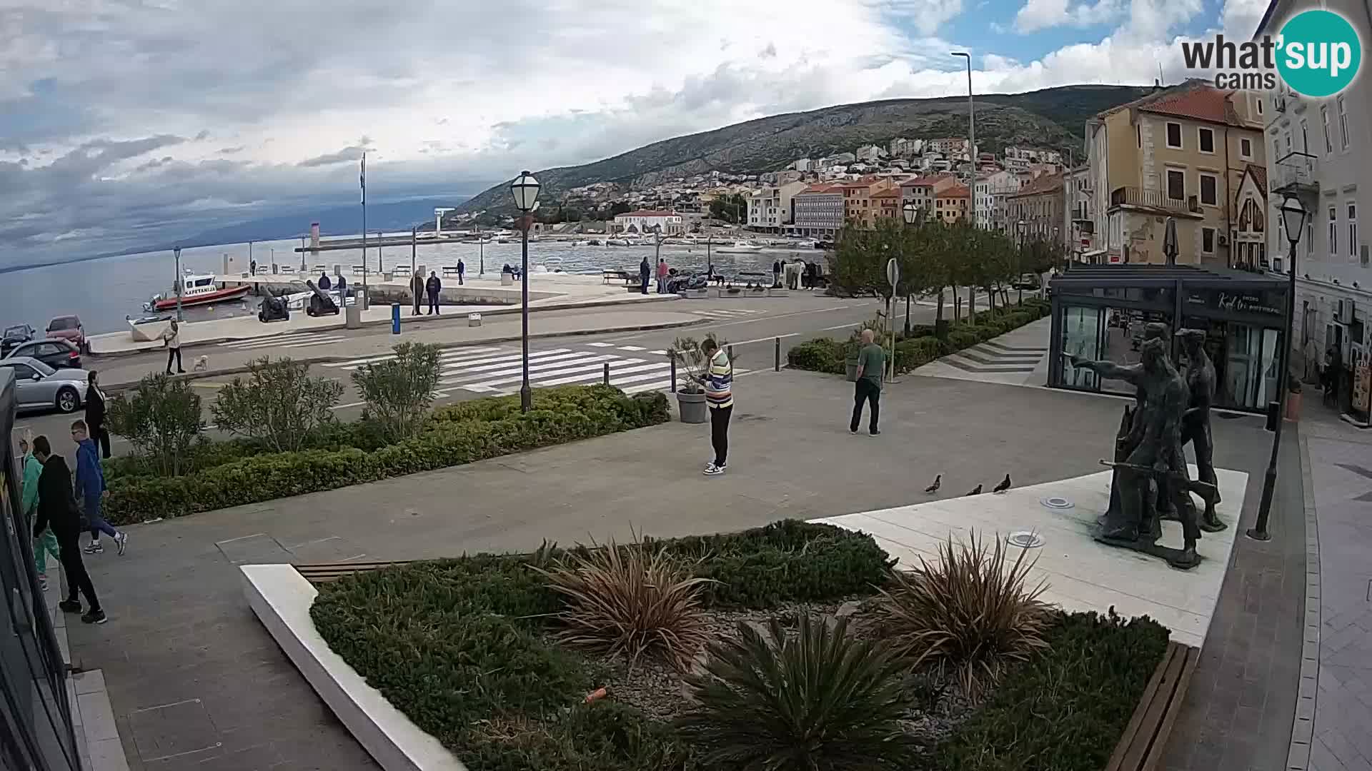 Live webcam Senj riva – seafront – Croatia