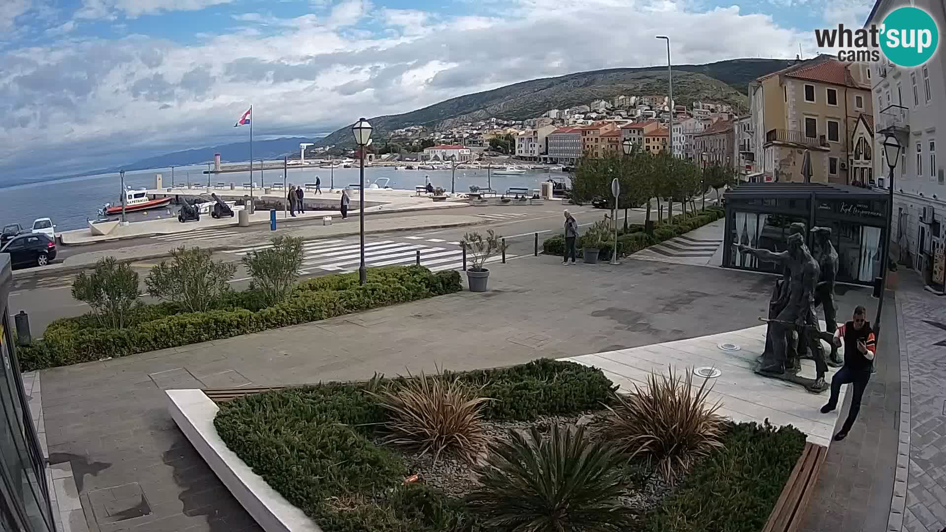 Live webcam Senj riva – fronte mare