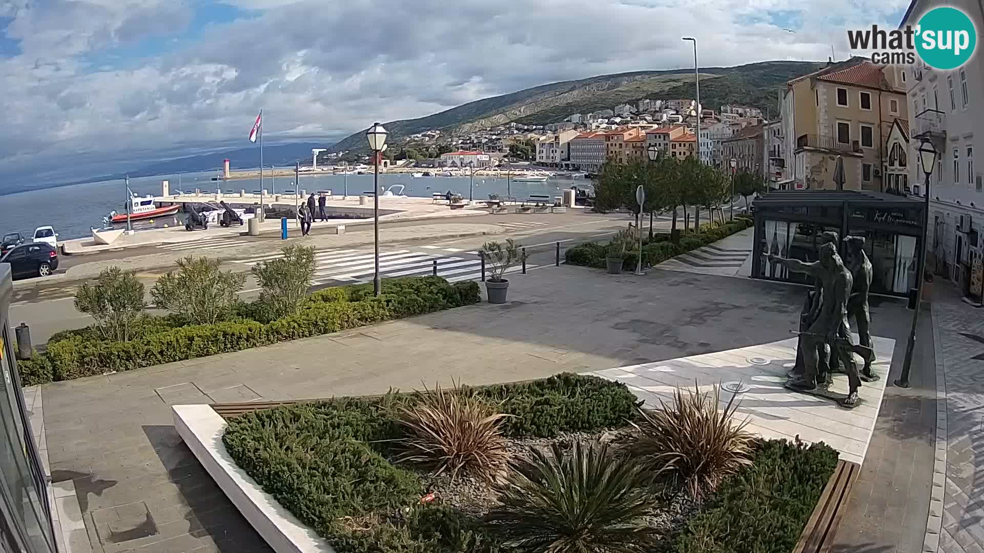 Live webcam Senj riva – seafront – Croatia