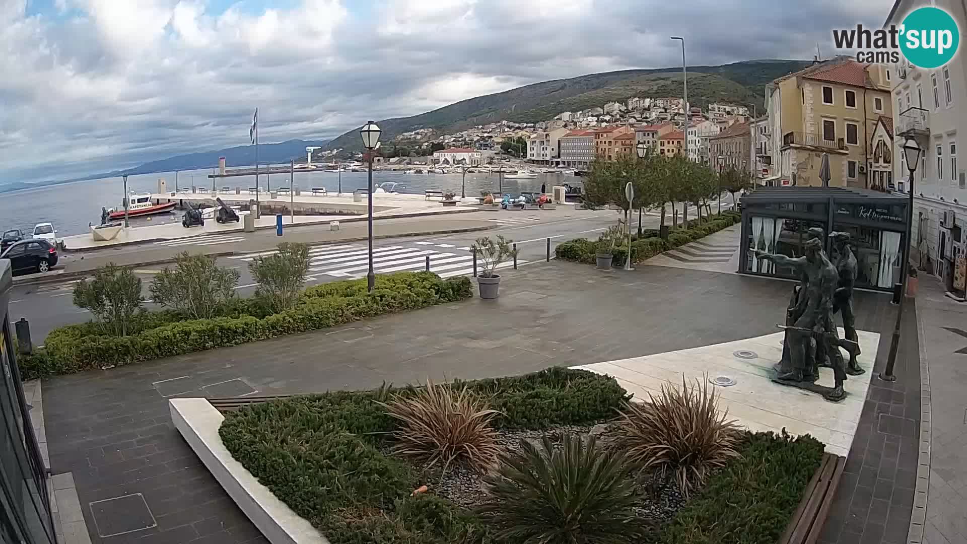 Webcam en vivo Senj riva – paseo marítimo