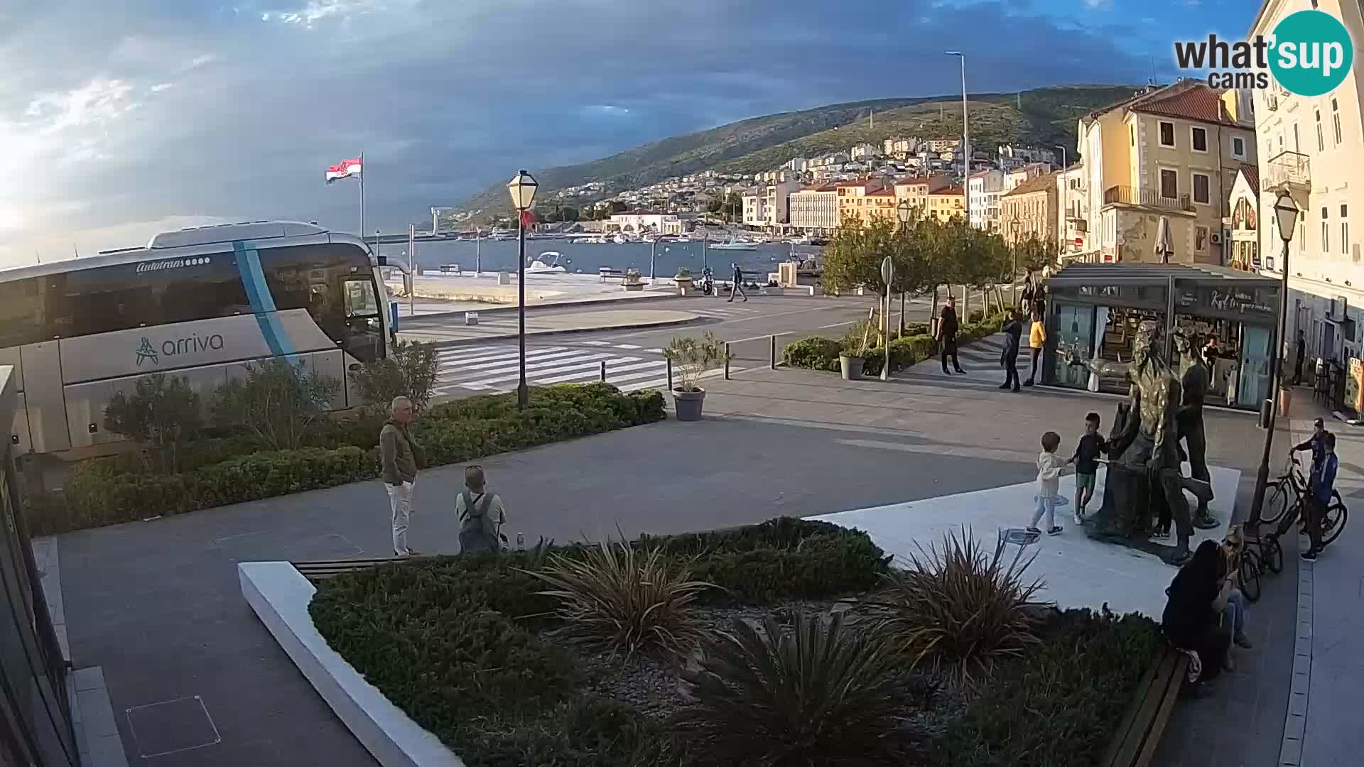 Webcam en vivo Senj riva – paseo marítimo