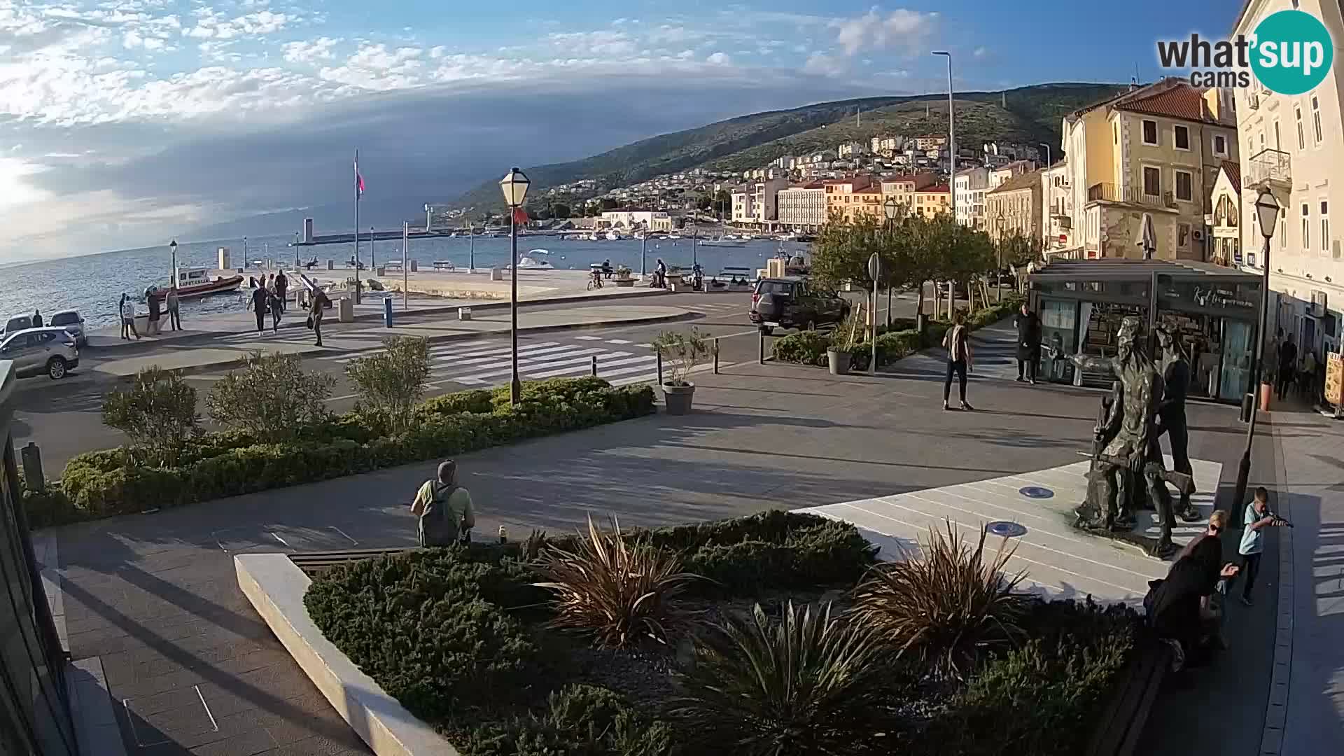 Spletna kamera v živo Senj riva – Hrvaška