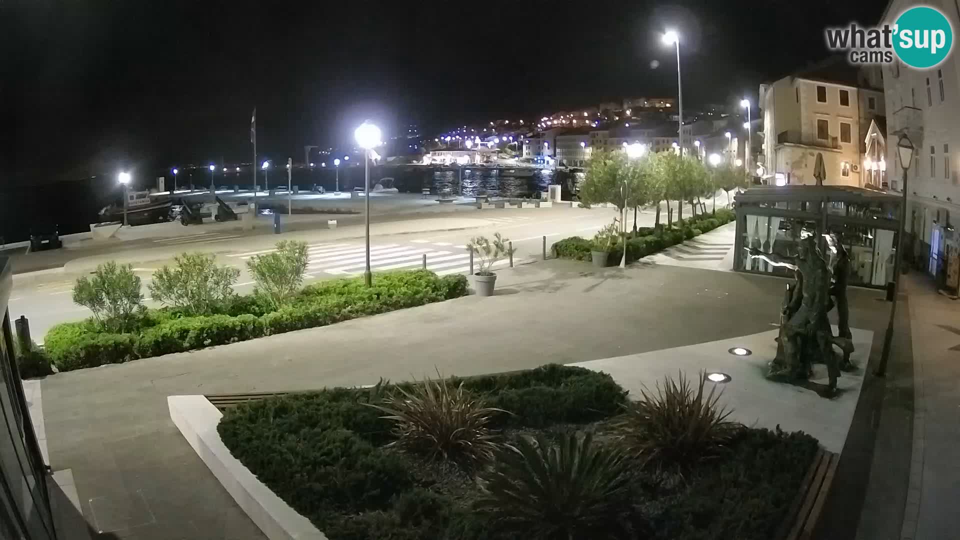Live-Webcam Senj Riva – direkt am Meer – Kroatien