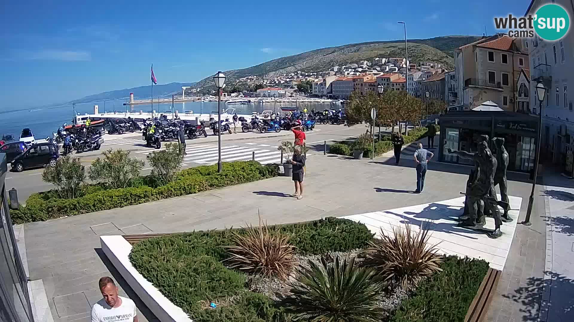 Live webcam Senj riva – fronte mare