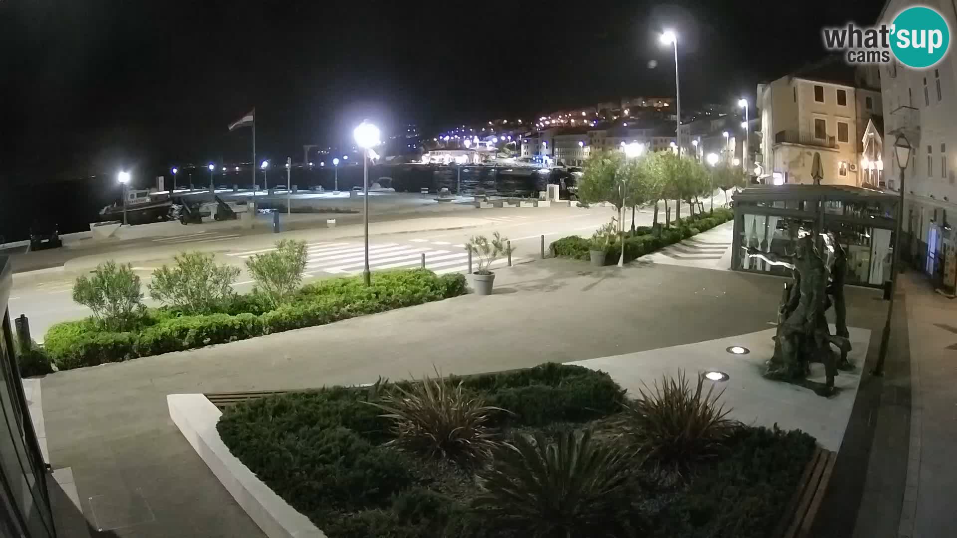 Live webcam Senj riva – fronte mare