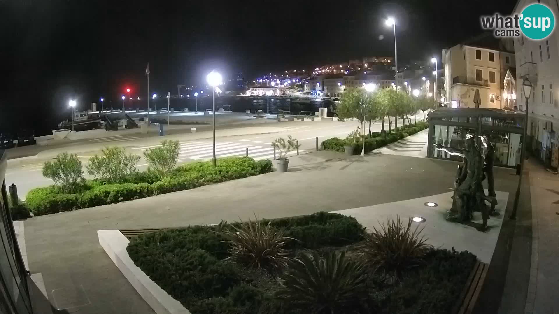 Live webcam Senj riva – seafront – Croatia