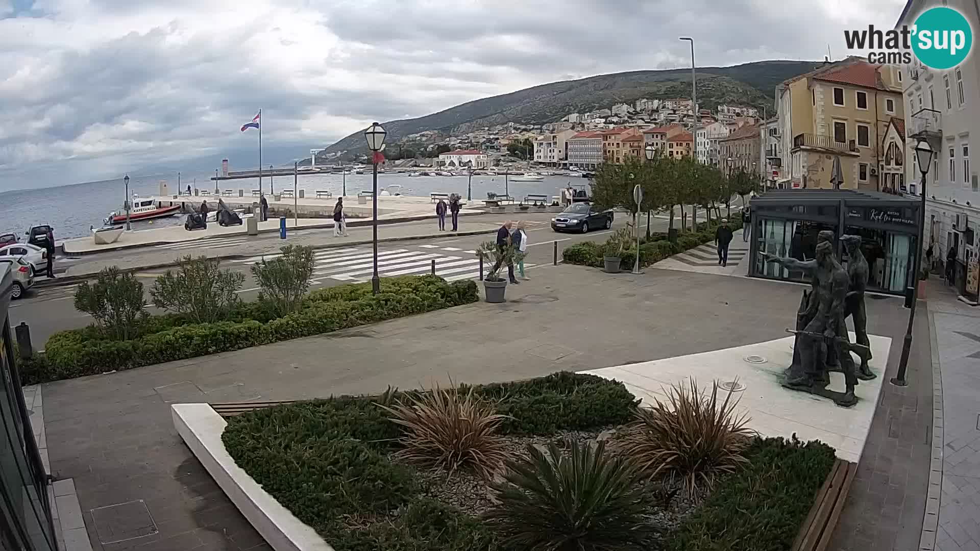 Webcam en vivo Senj riva – paseo marítimo