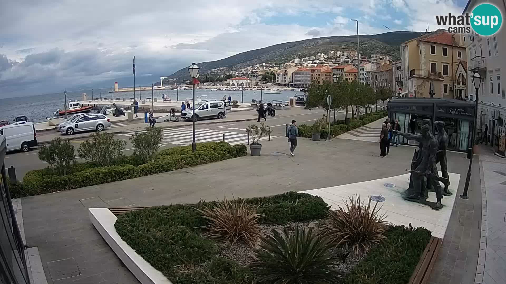 Live-Webcam Senj Riva – direkt am Meer – Kroatien