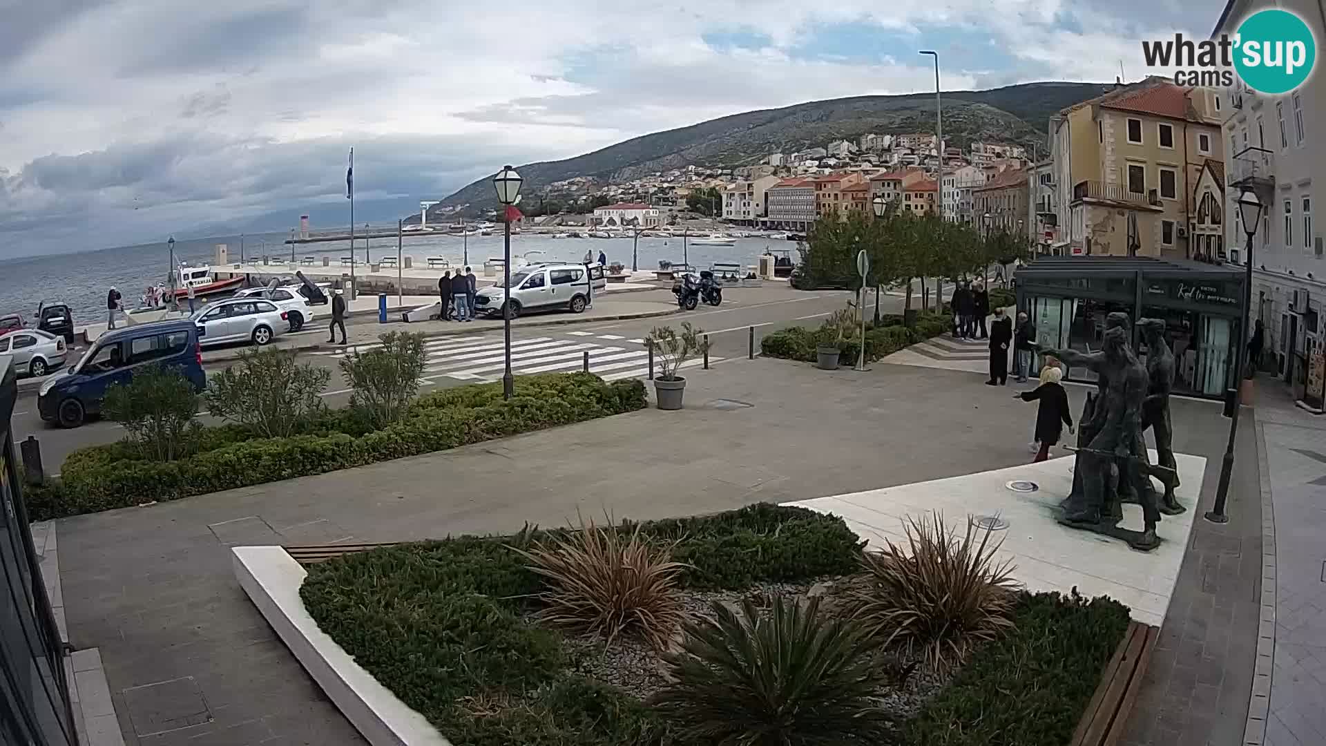 Live webcam Senj riva – fronte mare