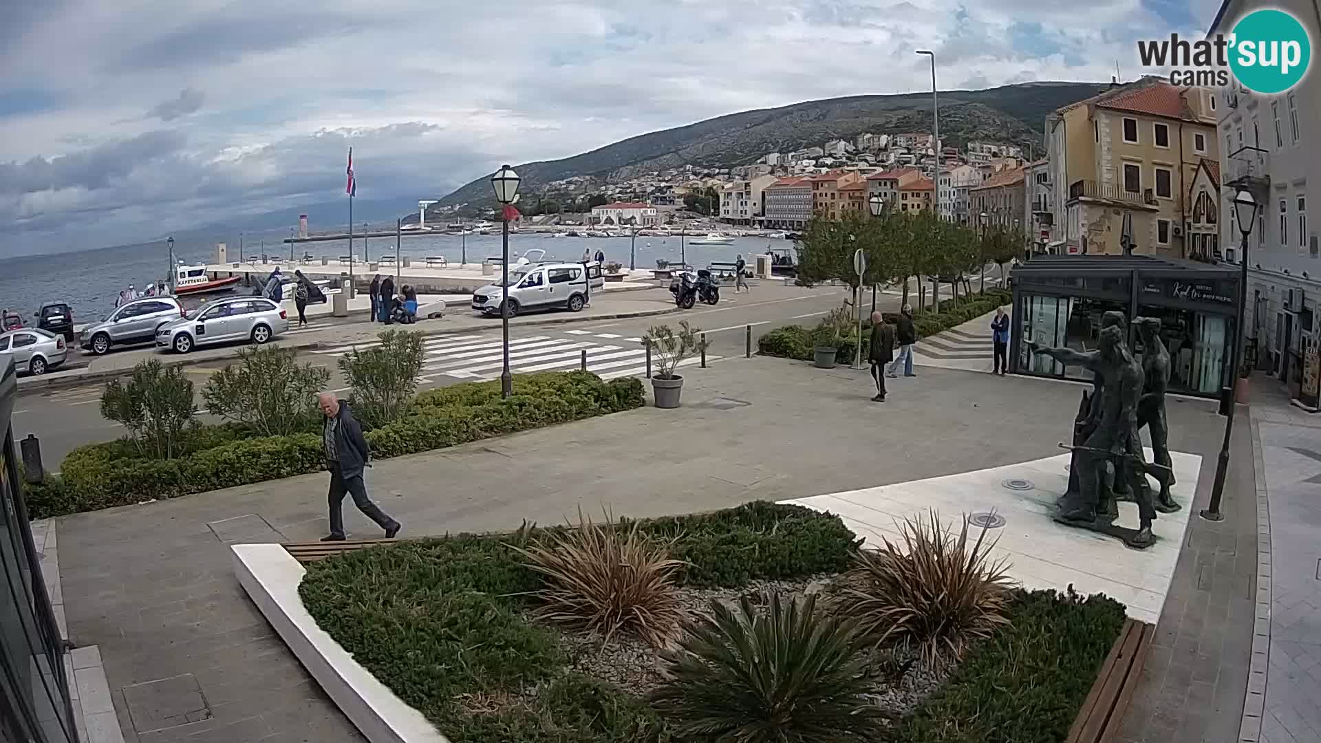 Live-Webcam Senj Riva – direkt am Meer – Kroatien