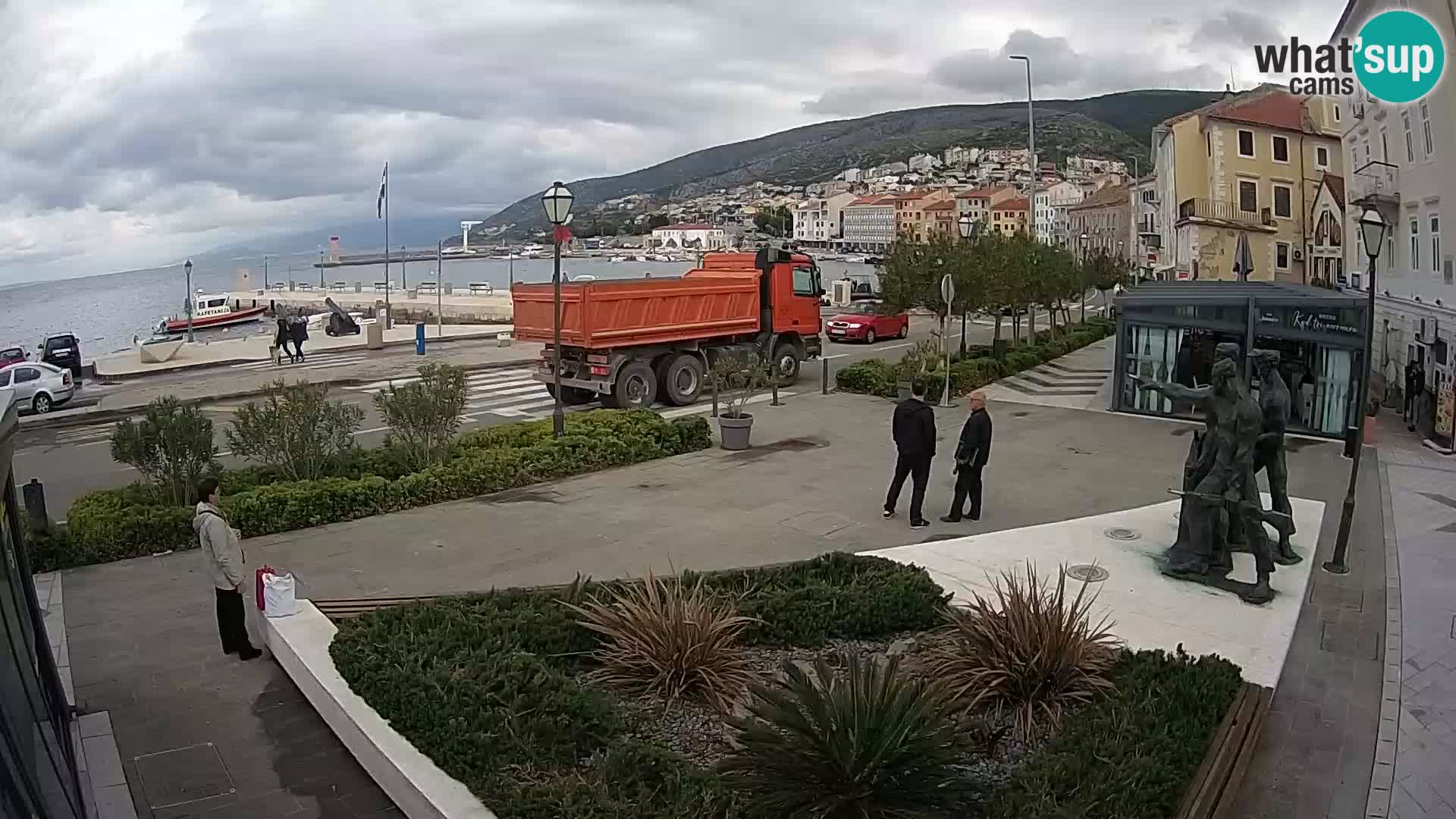 Spletna kamera v živo Senj riva – Hrvaška