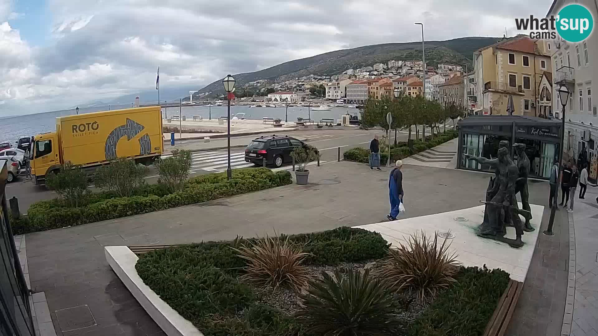 Webcam en vivo Senj riva – paseo marítimo