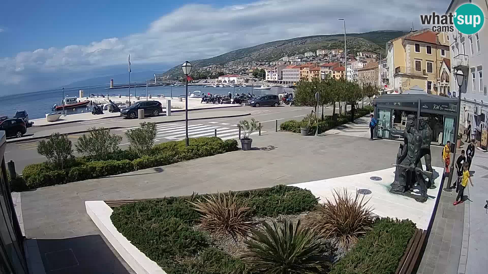 Live webcam Senj riva – fronte mare