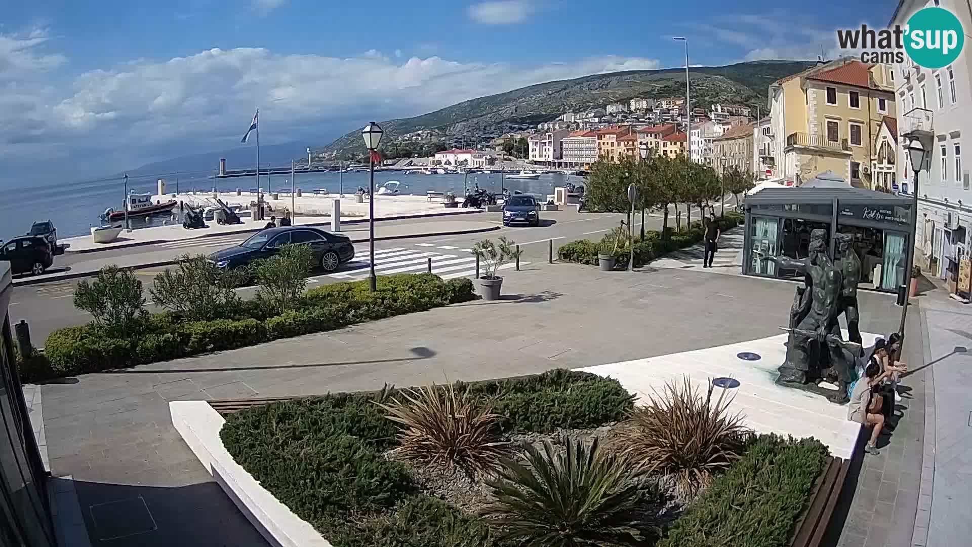 Webcam en vivo Senj riva – paseo marítimo