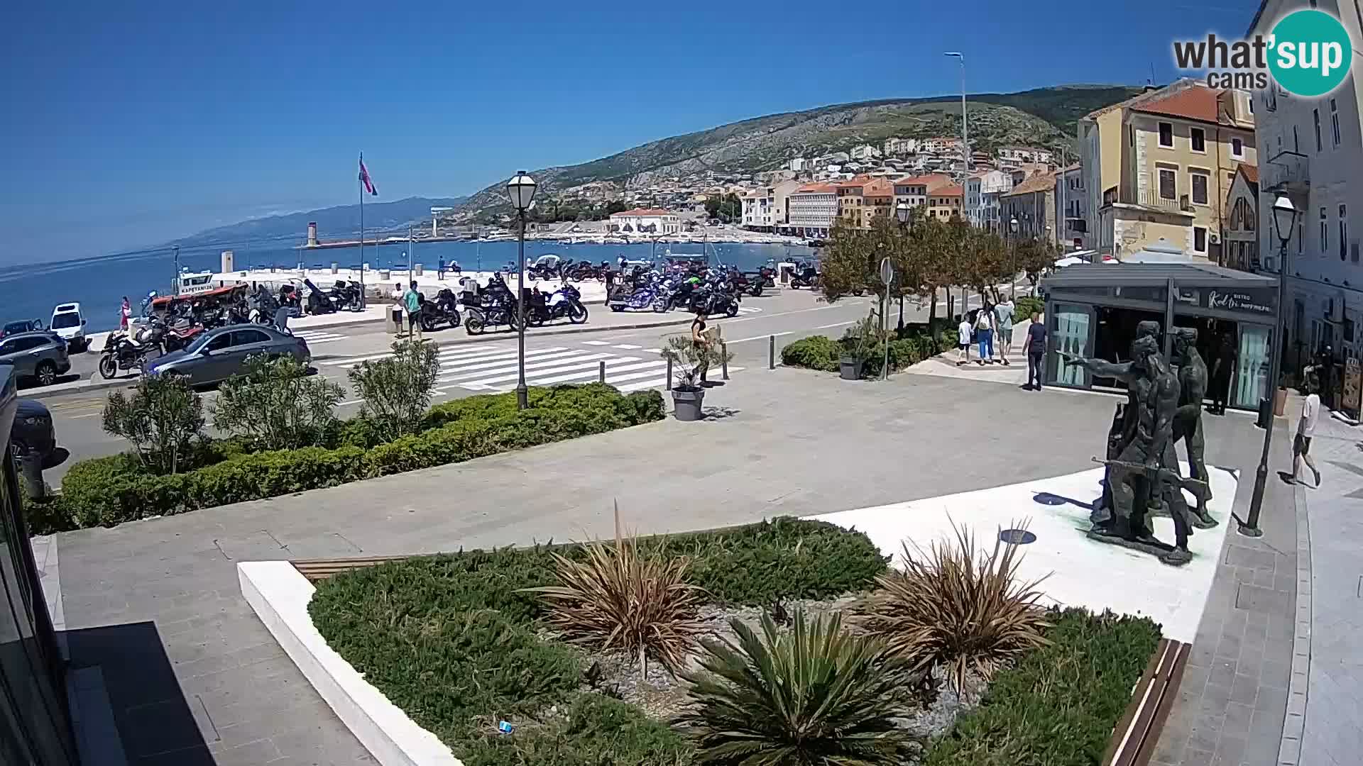 Live webcam Senj riva – seafront – Croatia