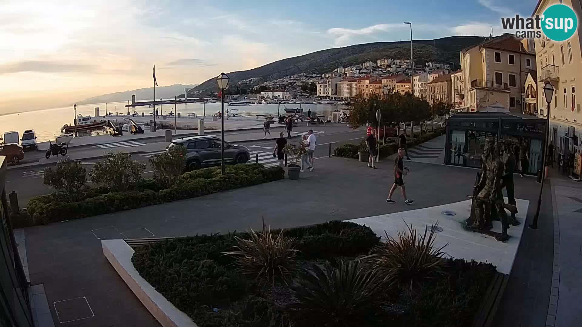 Spletna kamera v živo Senj riva – Hrvaška