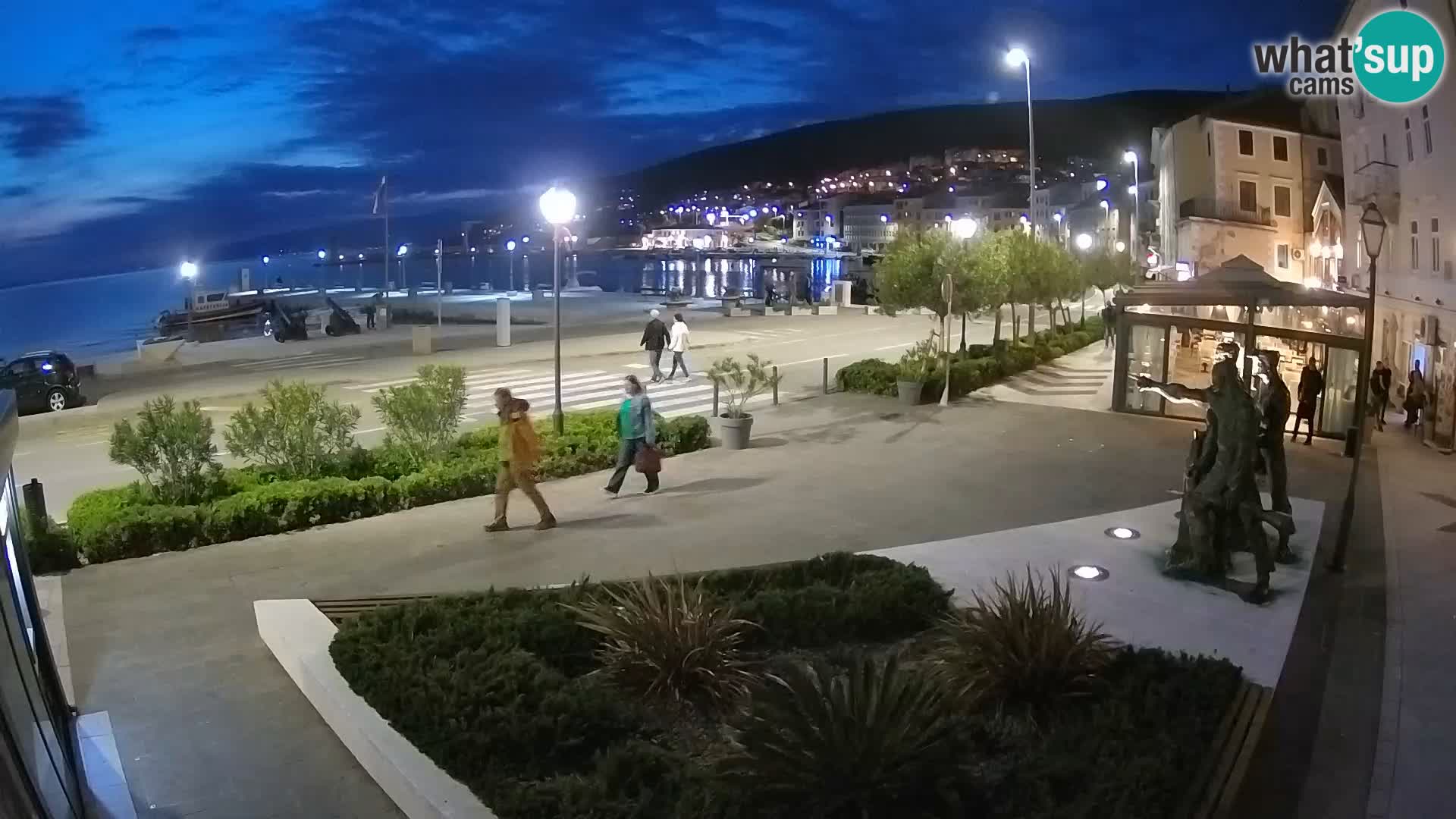 Webcam en vivo Senj riva – paseo marítimo