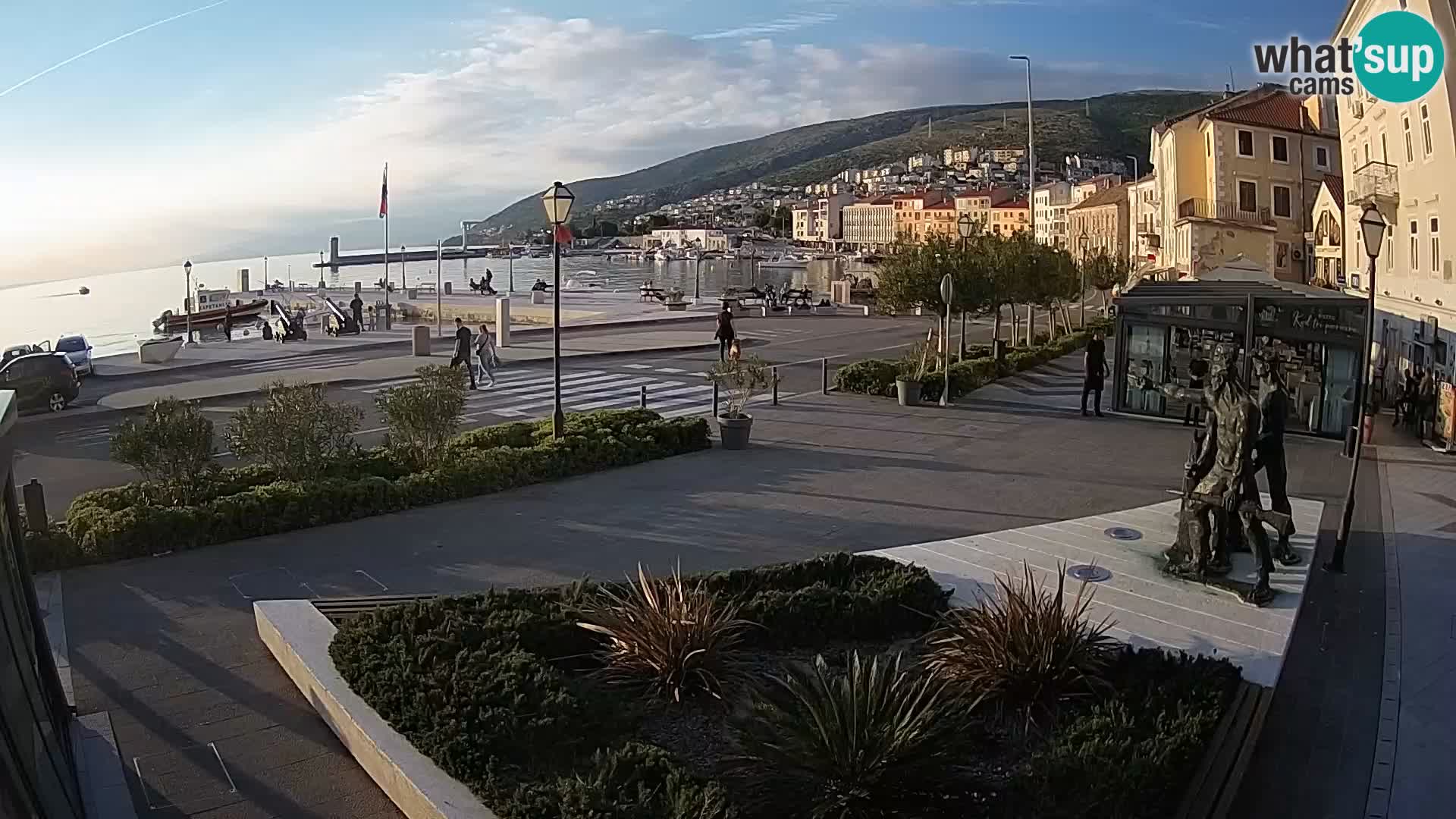 Spletna kamera v živo Senj riva – Hrvaška