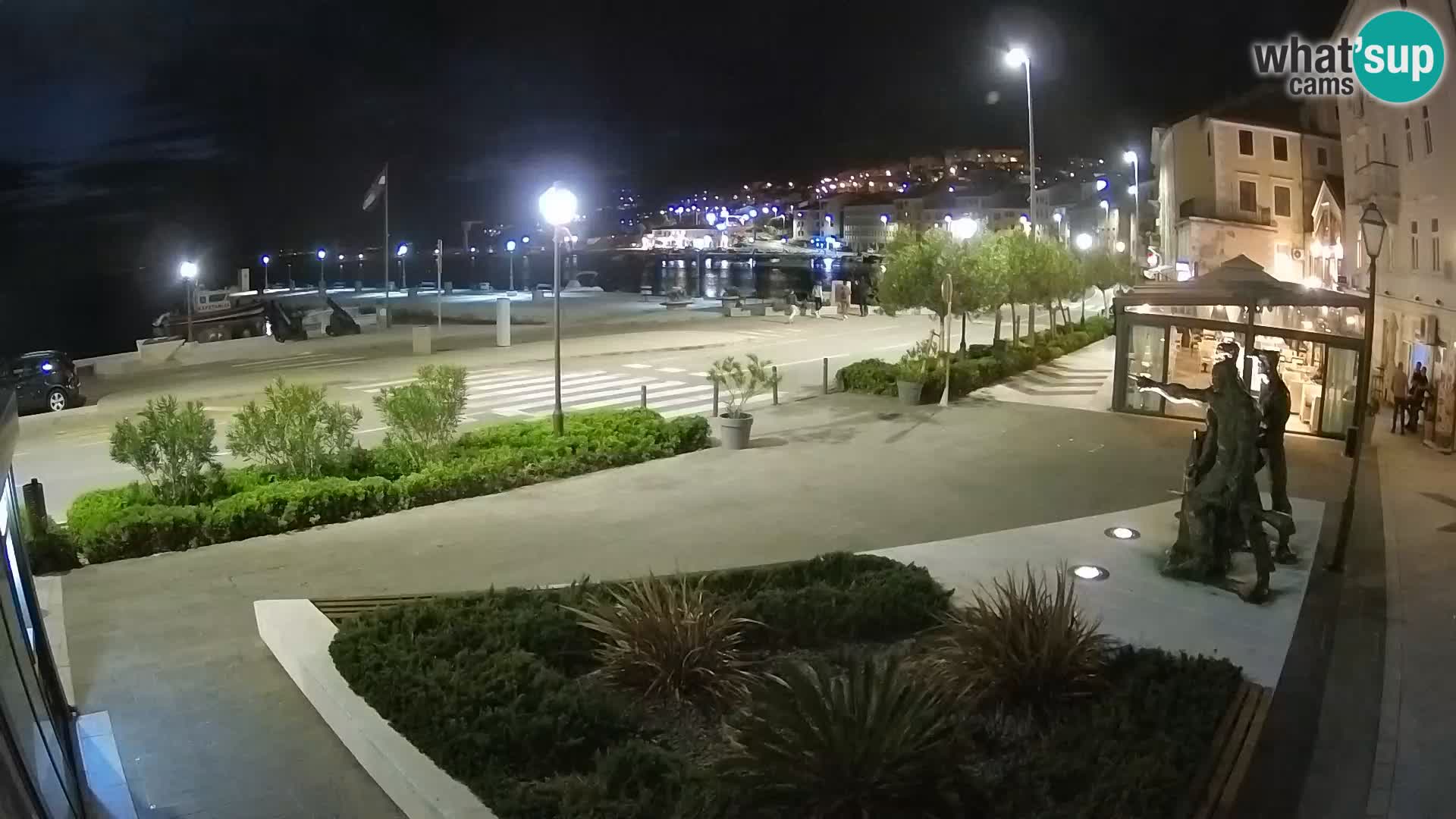 Live webcam Senj riva – seafront – Croatia