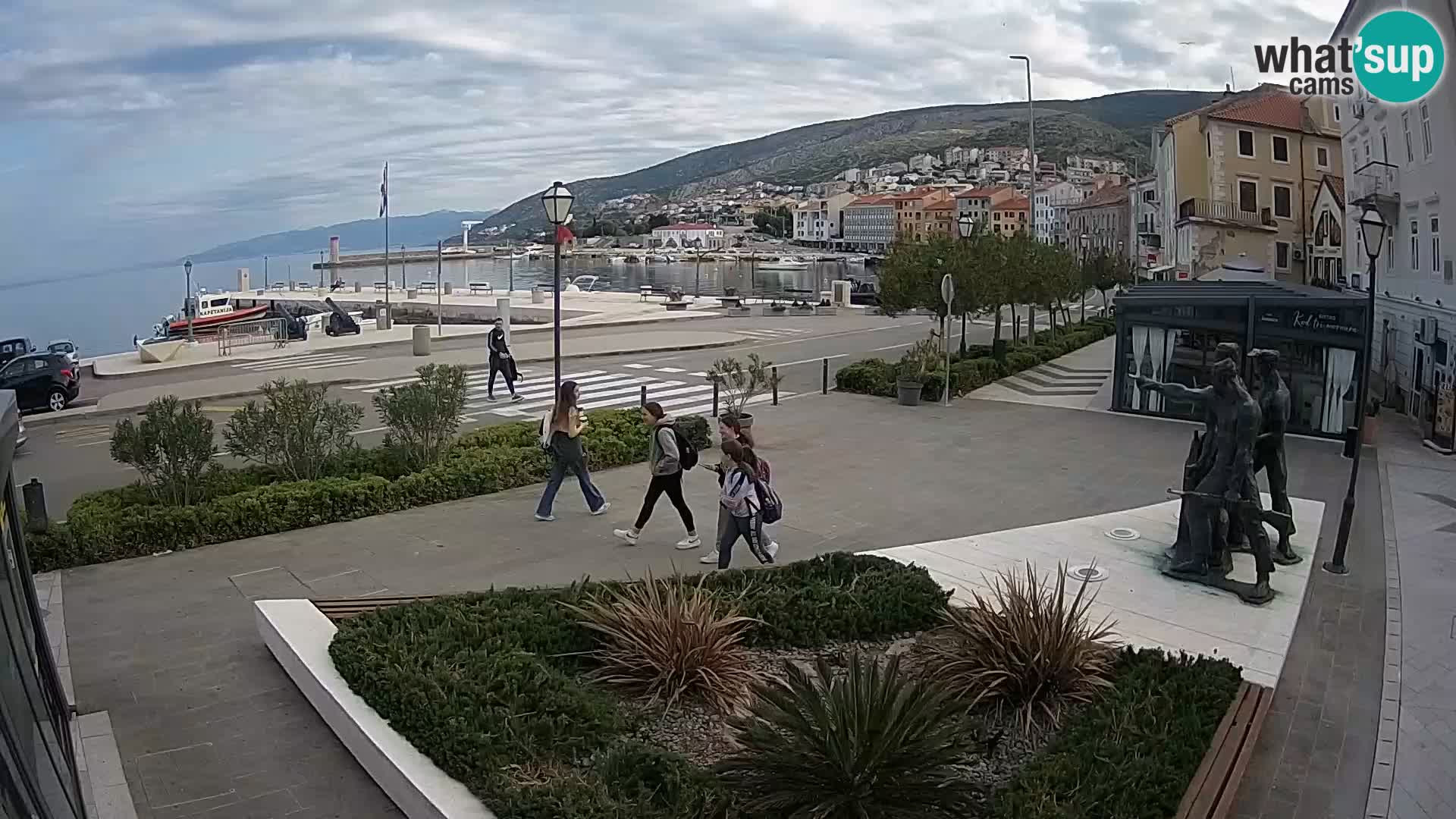 Live webcam Senj riva – seafront – Croatia