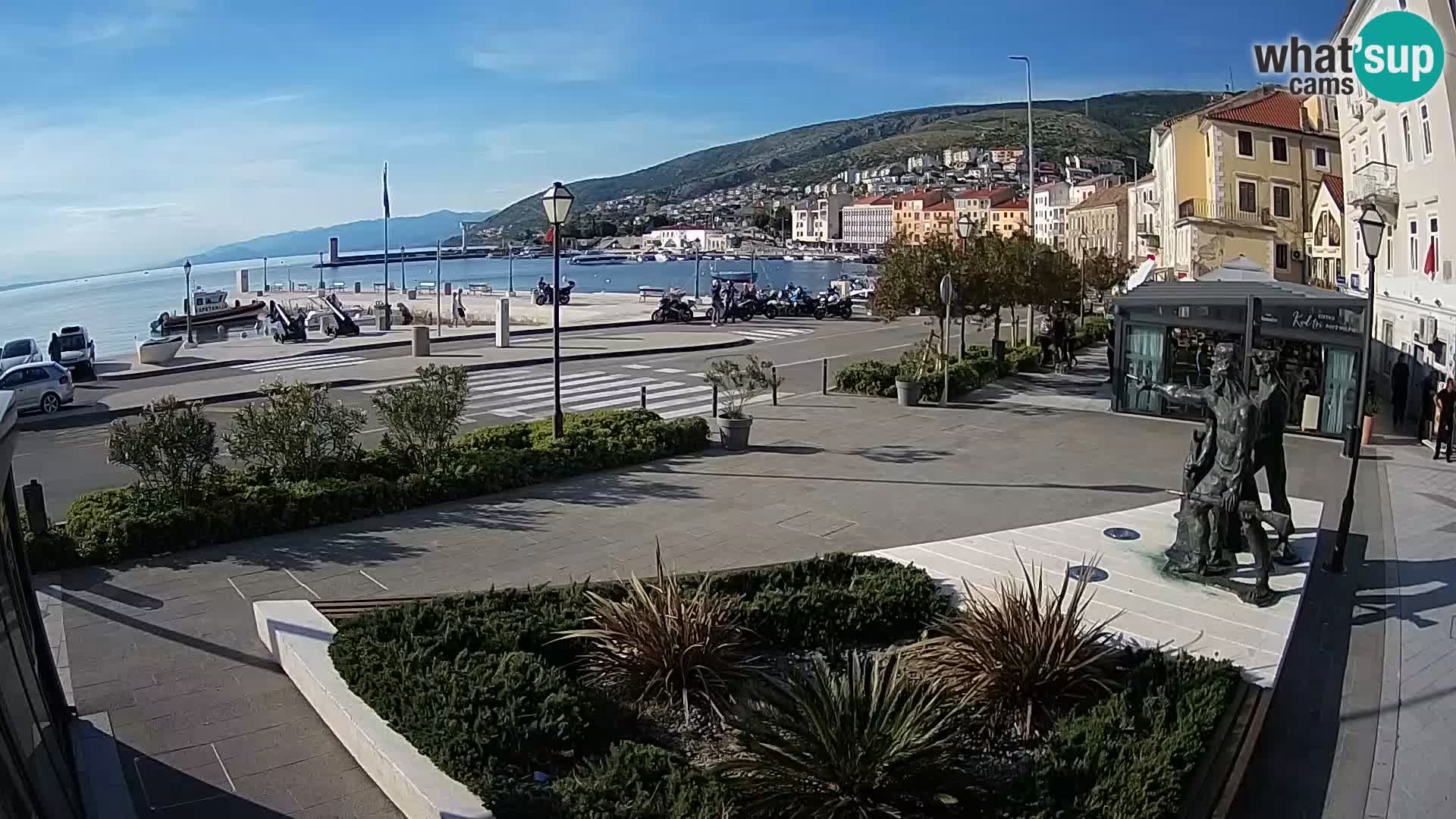 Spletna kamera v živo Senj riva – Hrvaška