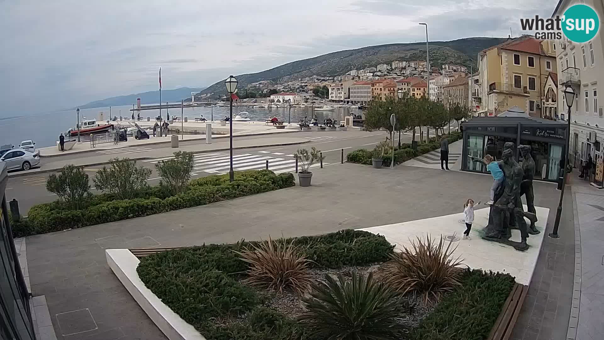 Live webcam Senj riva – seafront – Croatia