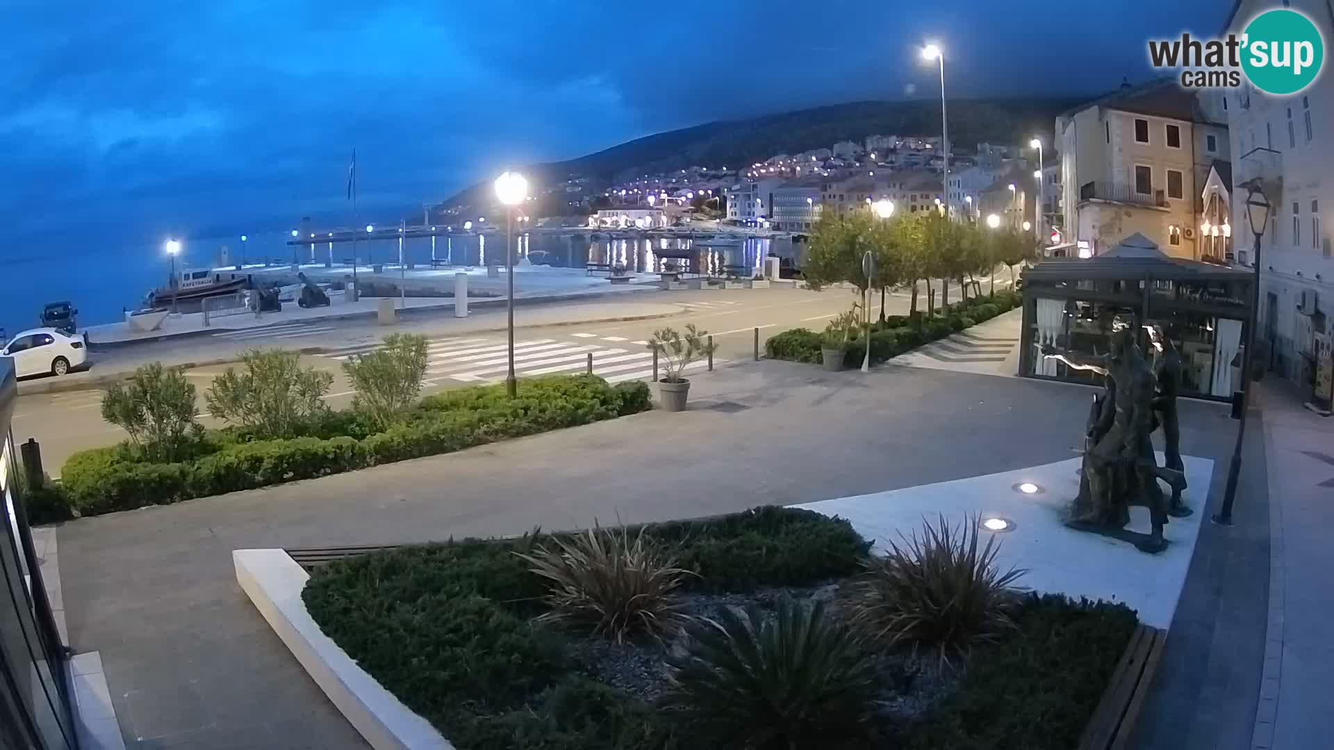 Spletna kamera v živo Senj riva – Hrvaška