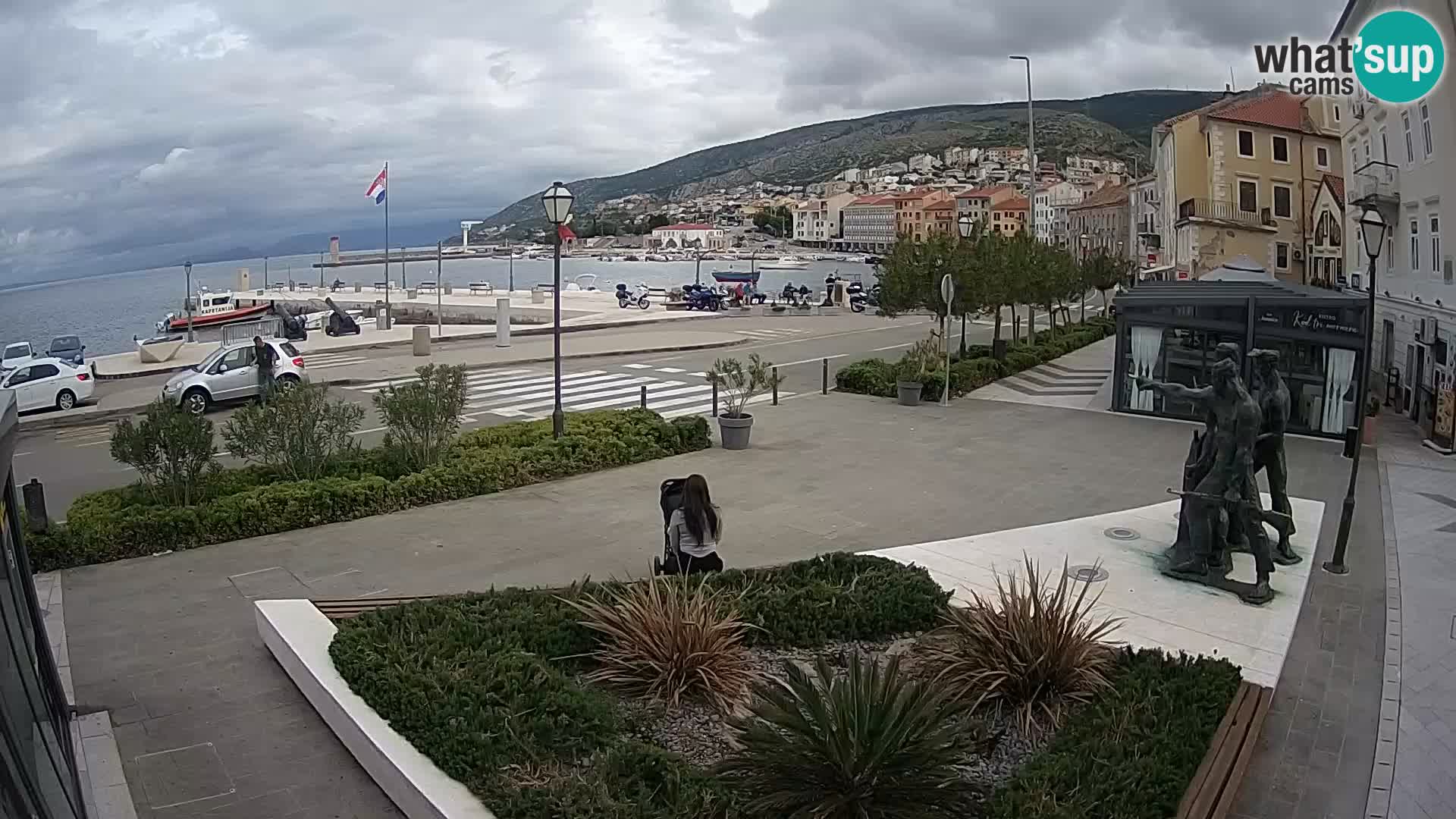 Live webcam Senj riva – seafront – Croatia