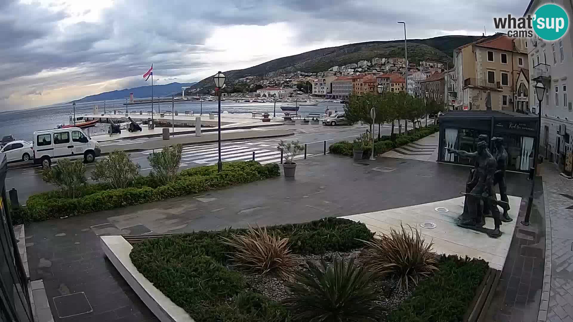 Live webcam Senj riva – fronte mare