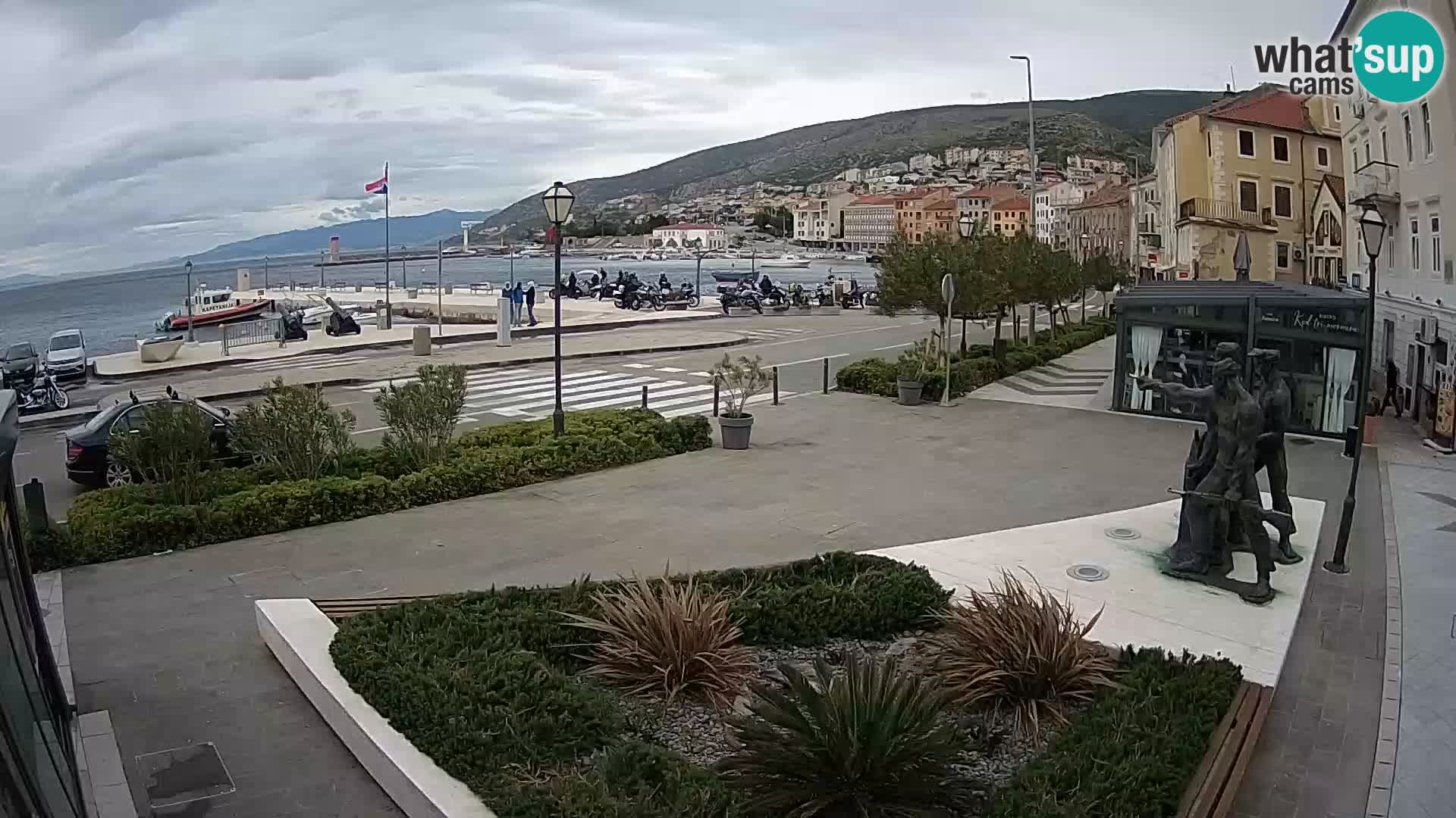 Spletna kamera v živo Senj riva – Hrvaška