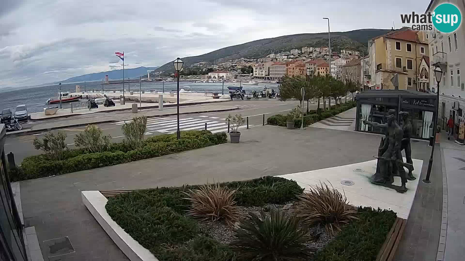 Spletna kamera v živo Senj riva – Hrvaška