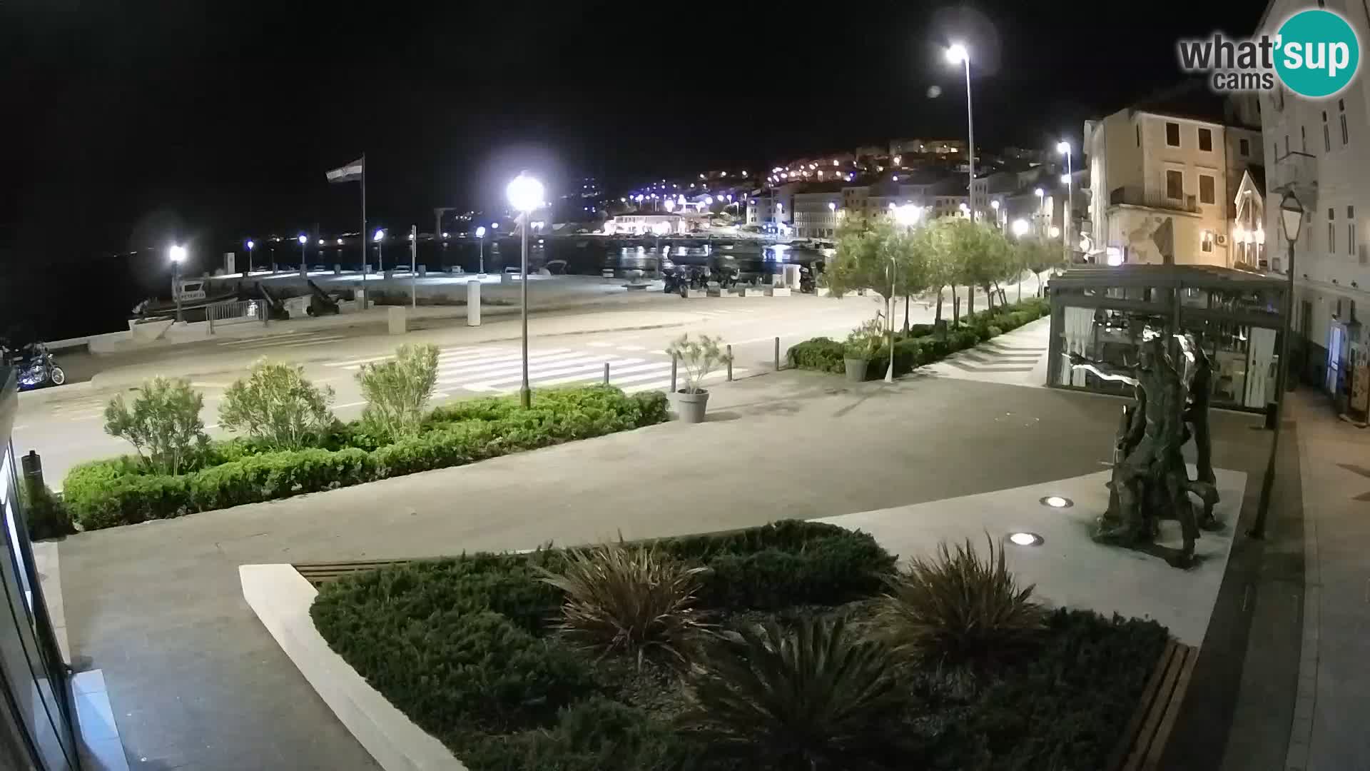 Live-Webcam Senj Riva – direkt am Meer – Kroatien
