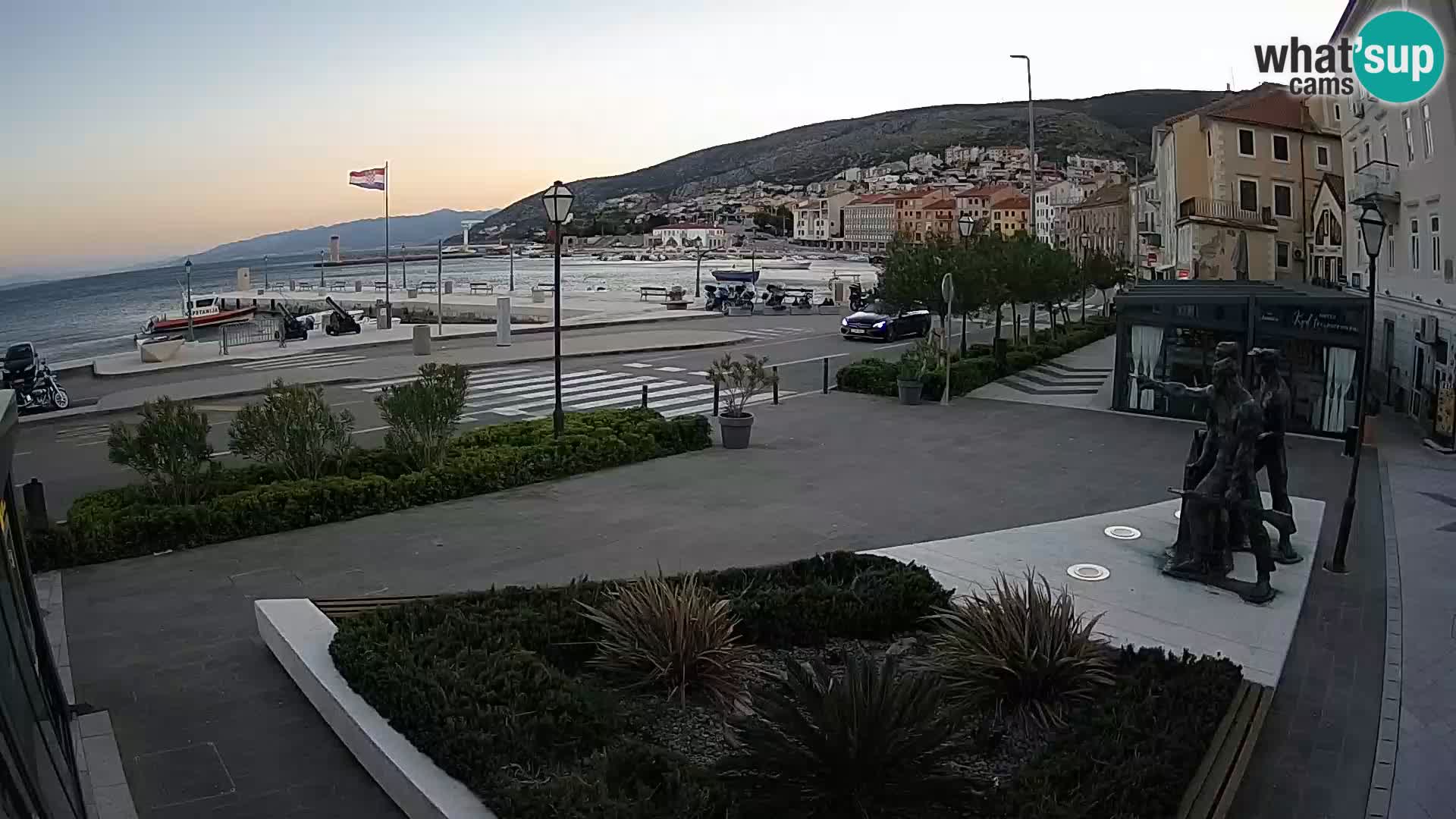 Live webcam Senj riva – seafront – Croatia