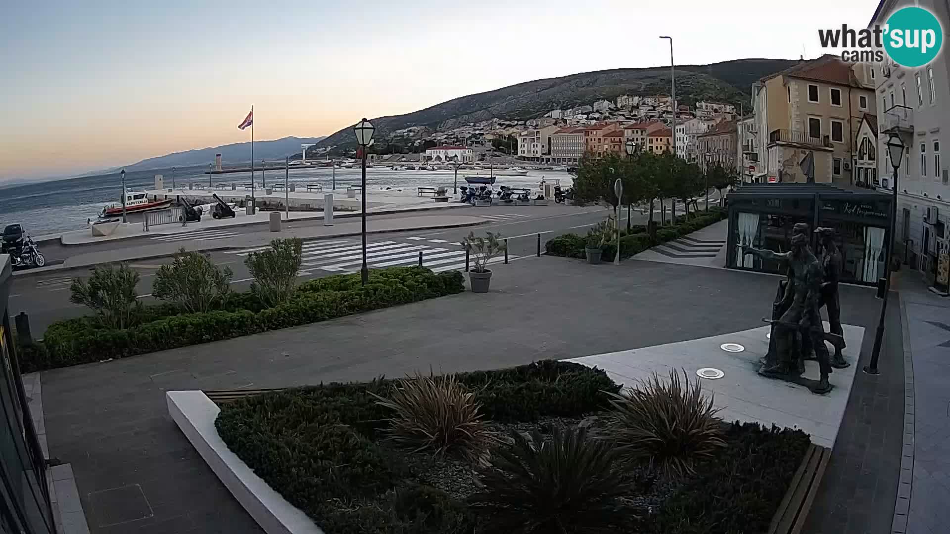 Live-Webcam Senj Riva – direkt am Meer – Kroatien