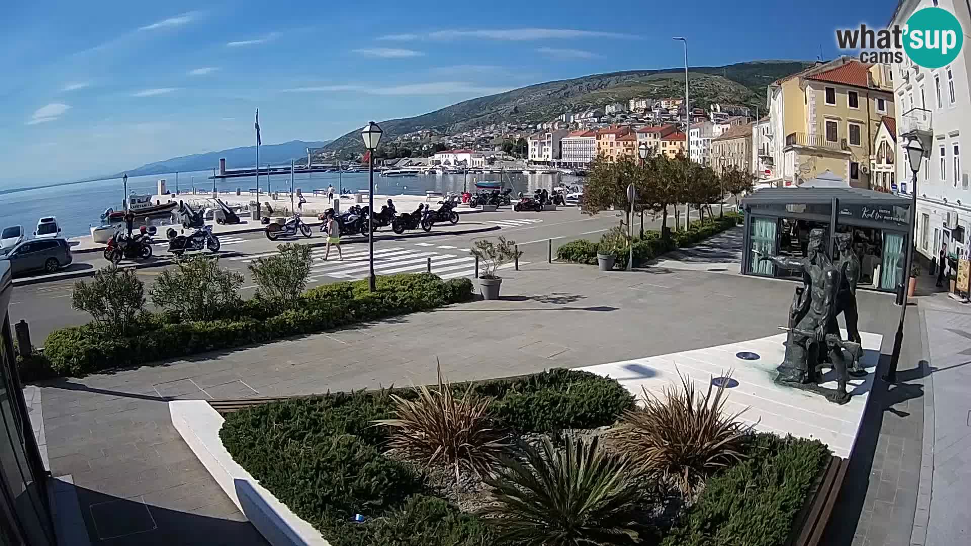 Webcam en vivo Senj riva – paseo marítimo