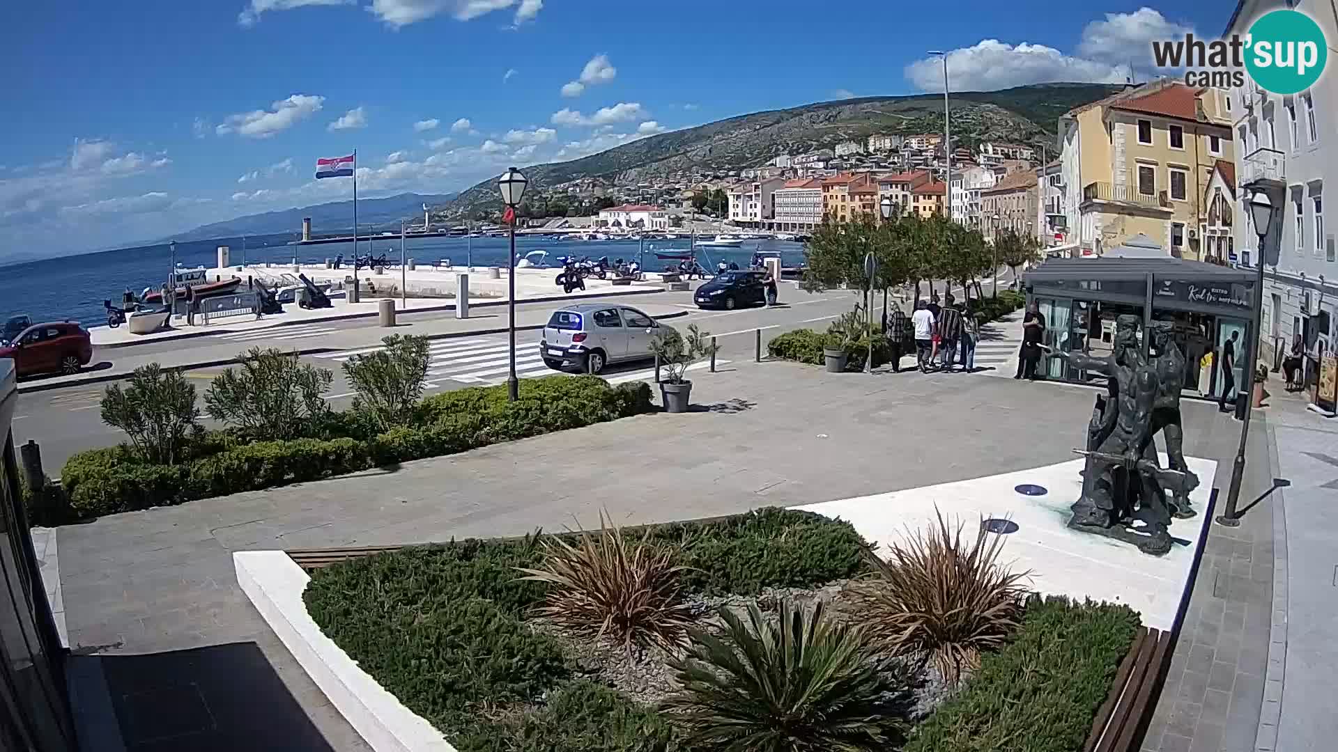 Webcam en vivo Senj riva – paseo marítimo