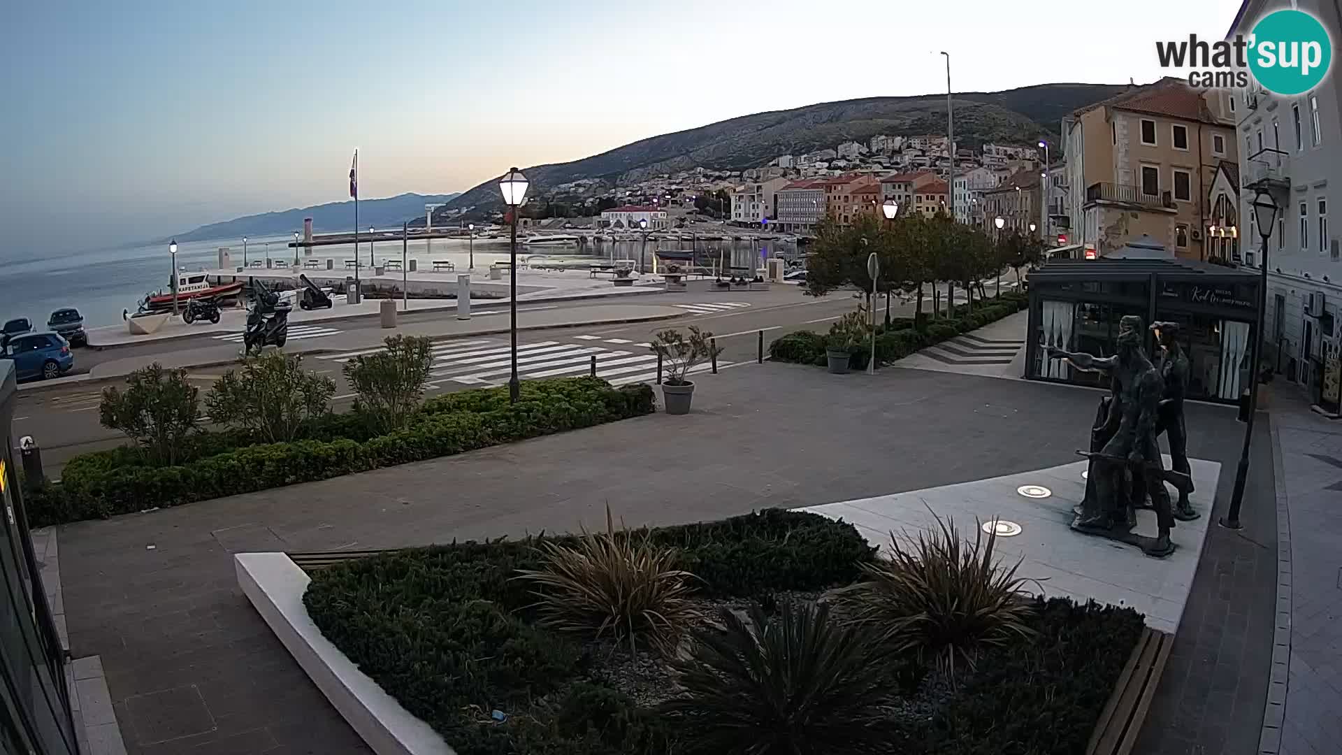 Spletna kamera v živo Senj riva – Hrvaška