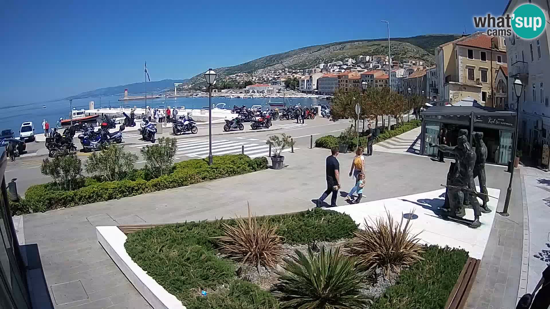 Live-Webcam Senj Riva – direkt am Meer – Kroatien