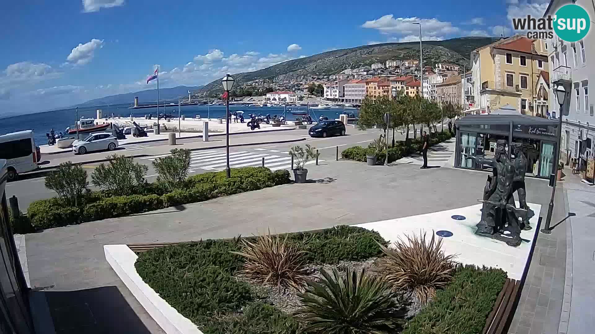 Webcam en vivo Senj riva – paseo marítimo