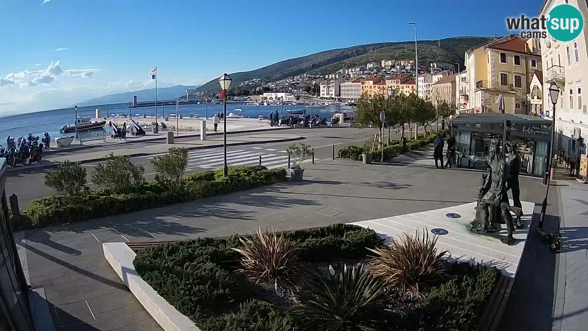Webcam en vivo Senj riva – paseo marítimo
