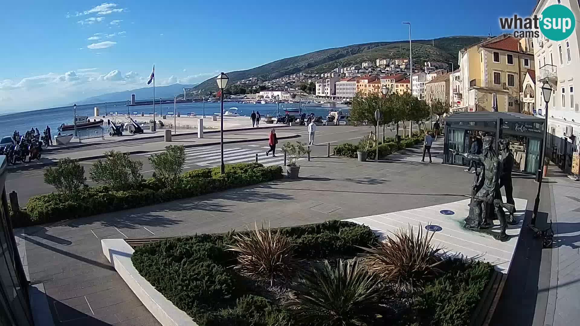 Spletna kamera v živo Senj riva – Hrvaška