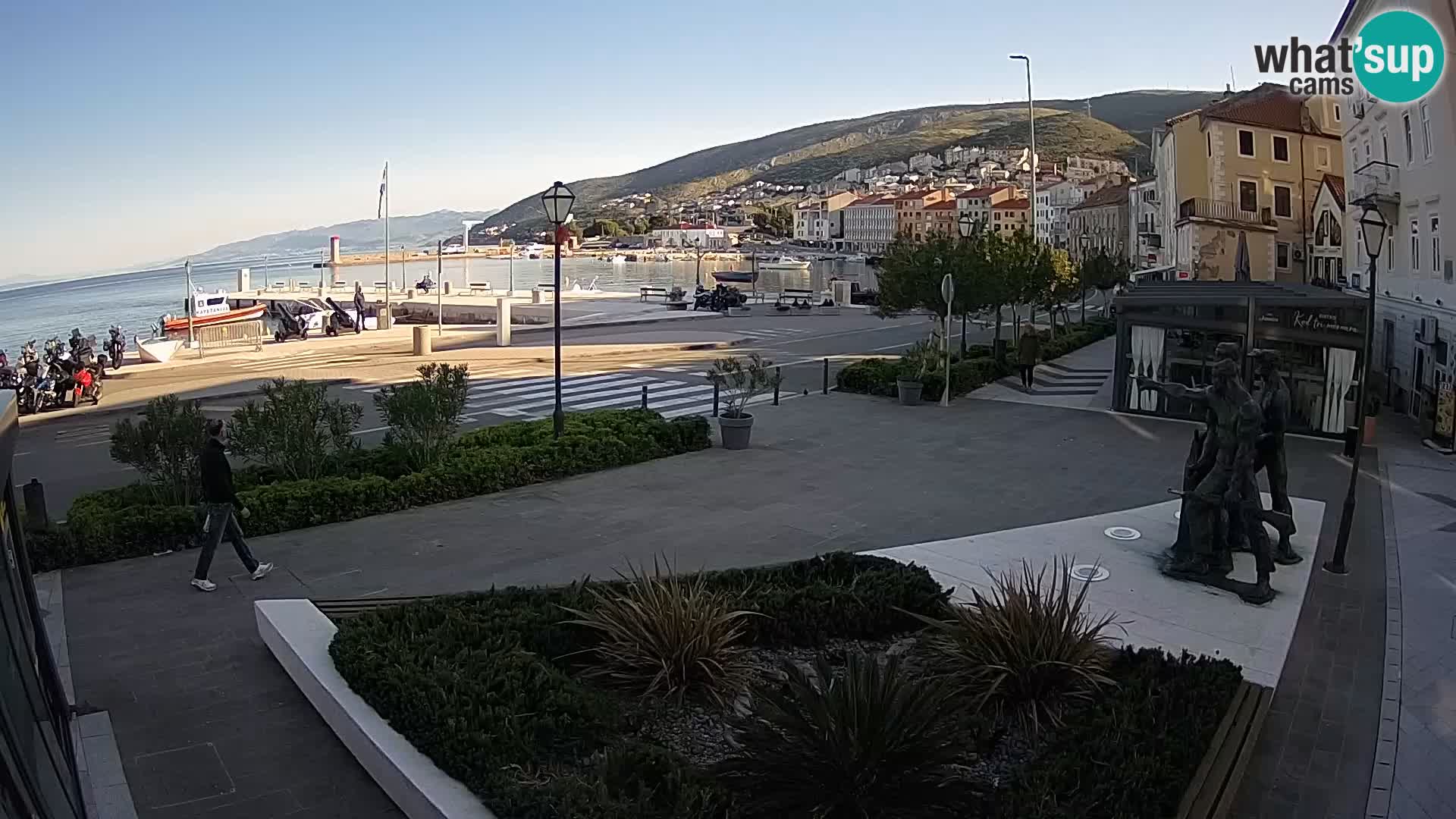 Live webcam Senj riva – fronte mare
